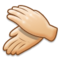 Clapping Hands - Light emoji on Samsung